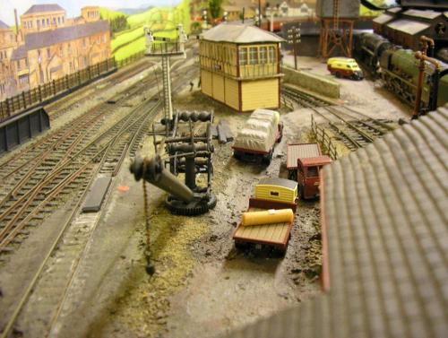 Trains, trucks and cranes